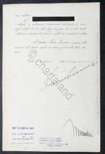 Regno d'Italia - Decreto con