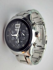Orologio Uomo SEIKO 7T04-0AE0 Cronografo Big Date Quarzo
