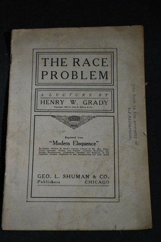 1900 rare the race problem - 1900, *rare*