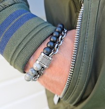 Bracciale Uomo Pietra Naturale