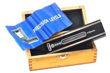 Livella a bolla d'aria precisione prismatica rettificata 2 assi 150mm 0,05mm/m