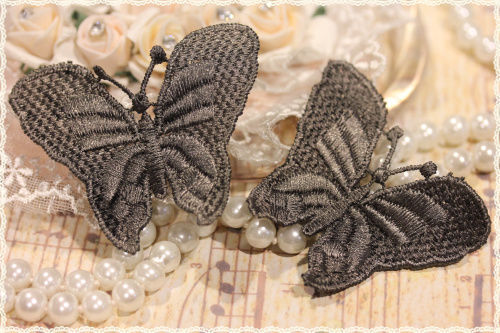 Coppia pizzo macramè per