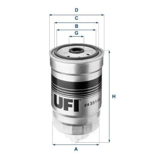 Filtro carburante uno ducato - carburante,
