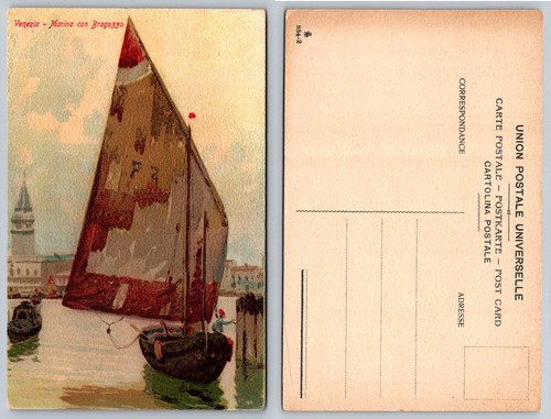 Cartolina antica venezia - cartolina,