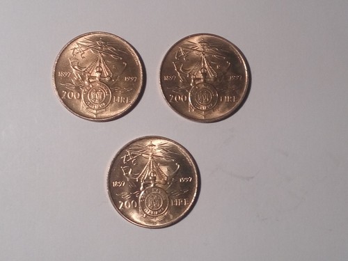 Tre monete lire 200 del - monete,