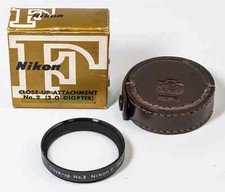 NIKON F CLOSE UP ATTACHMENT 52MM  N.2 3 DIOTTRIE VINTAGE, COME NUOVA