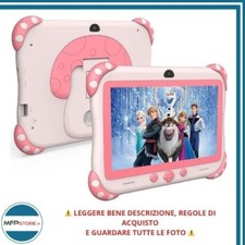 Tablet Bambini Y8, 7" Android con WiFi, Quad Core 2GB RAM + 32GB ROM - Rosa