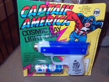CAPTAIN AMERICA COSMIC RAY LIGHT GUN TORCIA MARVEL AVENGERS RARA MONMC 1974