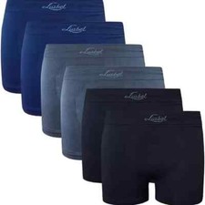 Liabel, Set da 6 boxer uomo in microfibra, seamless, che accarezza  il tuo corpo