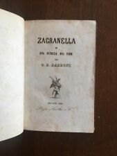 LIBRO ANTICO ZAGRANELLA o una