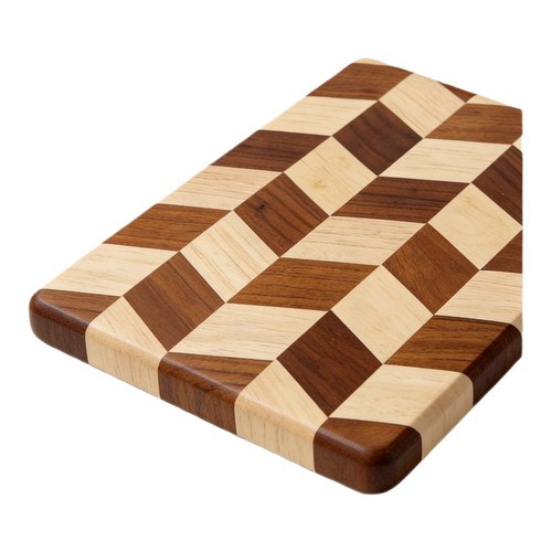 Tagliere legno gomma - tagliere, in