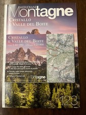 Meridiani Montagne 123 Cristallo e Valle Del Boite Con Cartina