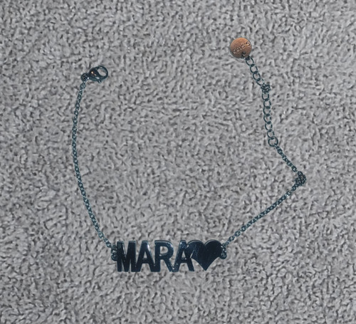 Bracciale con nome mara - con,