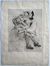 Jacques Villon - La Grande Soeur - Puntasecca - 1904