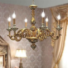 Lampadario legno artistico