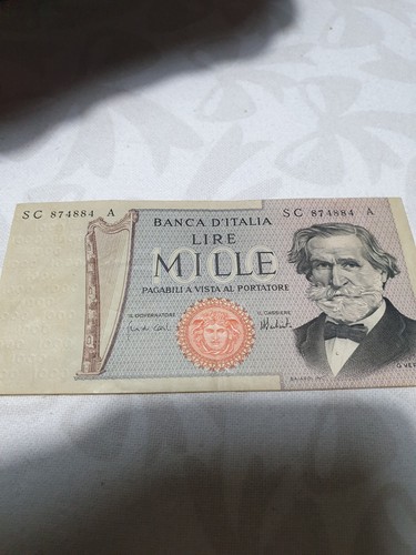 1000 lire verdi serie - lire,