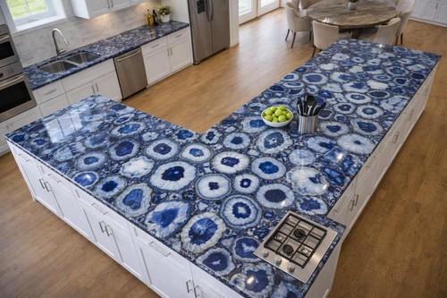 Lastra agata blu per - agata,