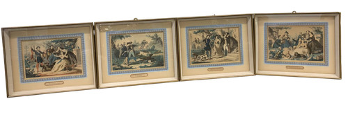 Serie antiche litografie - serie, di