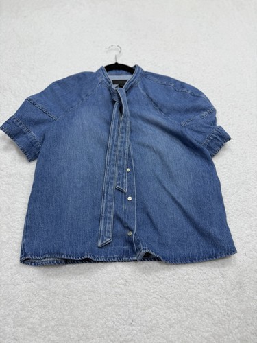 Top zara denim blu - top, cravatta