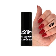 Layla Layba Smalto Gel Polish Uv Per Unghie Semipermanente Noisy Ruby 631 5ml