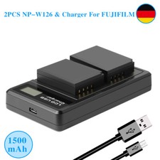 2x NP-W126 W126S batteria per