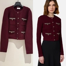 Maglione cardigan ritagliato