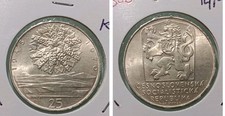Cecoslovacchia 25 corone, 1970