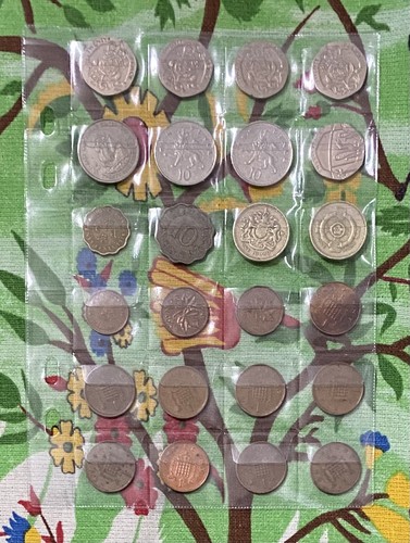 Lotto monete sterline - da,