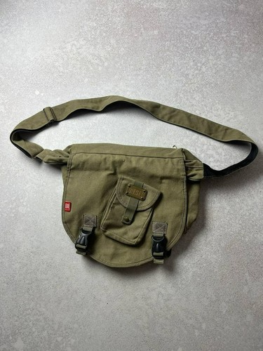 Borsa messenger verde militare