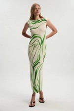Karen Millen Abstract Bamboo