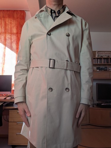 Trench coat uomo nuovo - uomo, taglia