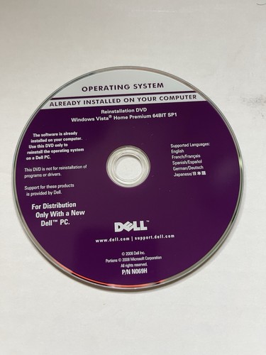 Dell windows vista home - dell,