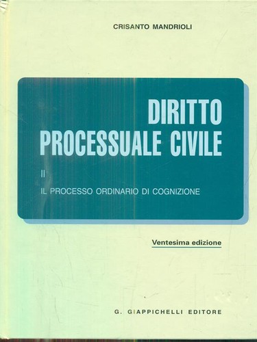 Diritto processuale civile - diritto,