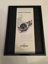 ETERNA SUPER KONTIKI WATCH-1997 A4 framed original advert