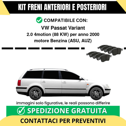 Pastiglie freno ant - ant, +