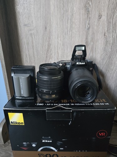 Nikon d90 dslr - 12,3mp, con
