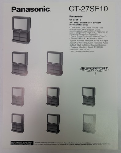 1990 panasonic 27sf10 - 1990's,