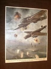 WW2 2a guerra mondiale 1939 - 1945 Aviazione tedesca bombarda la marina inglese