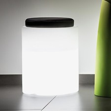 POUF TONDO LUMINOSO LAMPADA
