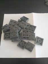 Lego Lotto Plates 2x2 Dark Bluish Gray 20x 3022