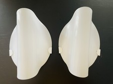 ? set 2 applique vintage in vetro di design italiano anni 80