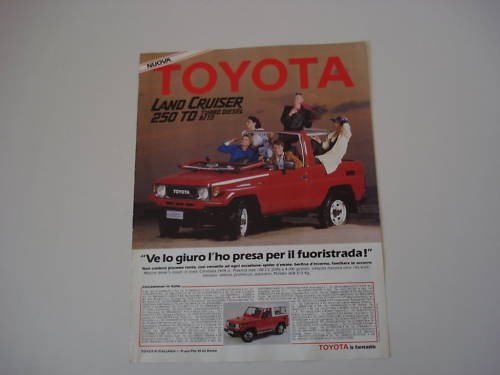 Advertising pubblicità 1986 - advertising,