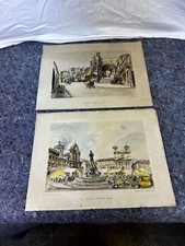 Coppia di stampe moderne Mario