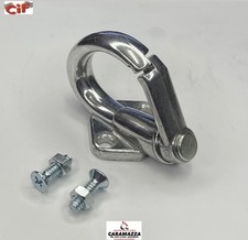 GANCIO PORTABORSA IN ALLUMINIO VESPA 50 SPECIAL 125-ET3 PRIMAVERA-PX -LML STAR