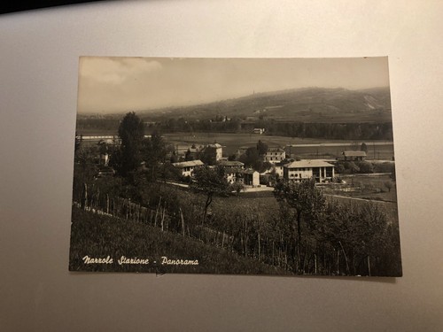 Cartolina narzole stazione - narzole,
