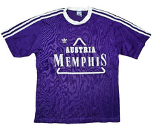 FK Austria Wien MEMPHIS rara maglia adidas home anni 80 memphis L 7/8