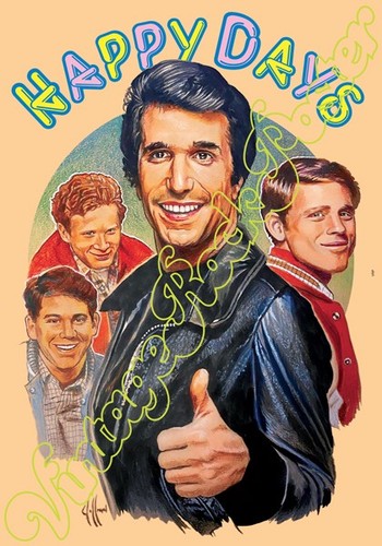 Happy days fonzie poster - -,