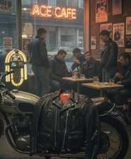 RARA giacca biker vintage anni