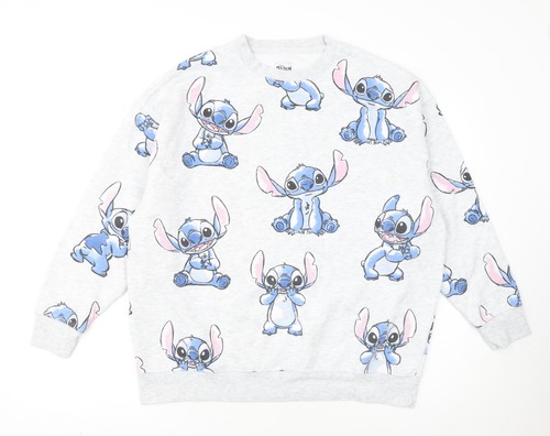 Felpa donna grigia disney - felpa,