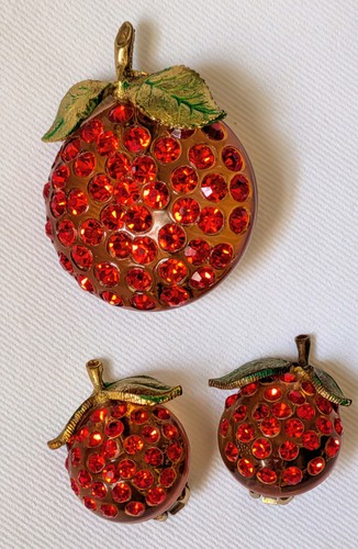 Orecchini vintage frutto - orecchini,